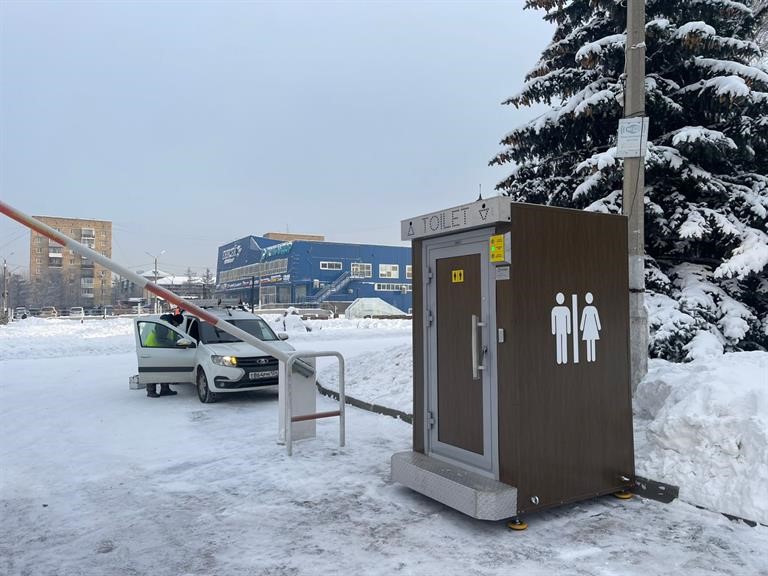 новость об установке теплых туалетных кабин в Красноярске