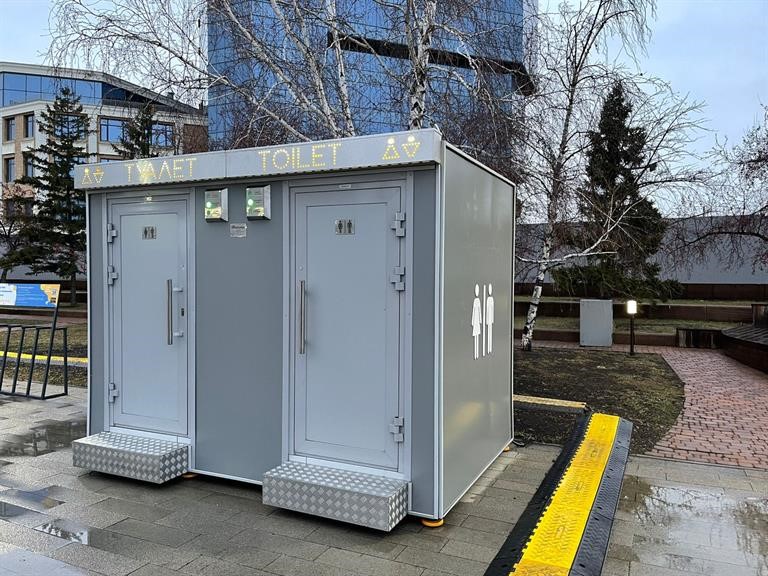 новость об установке теплых туалетных кабин в Красноярске