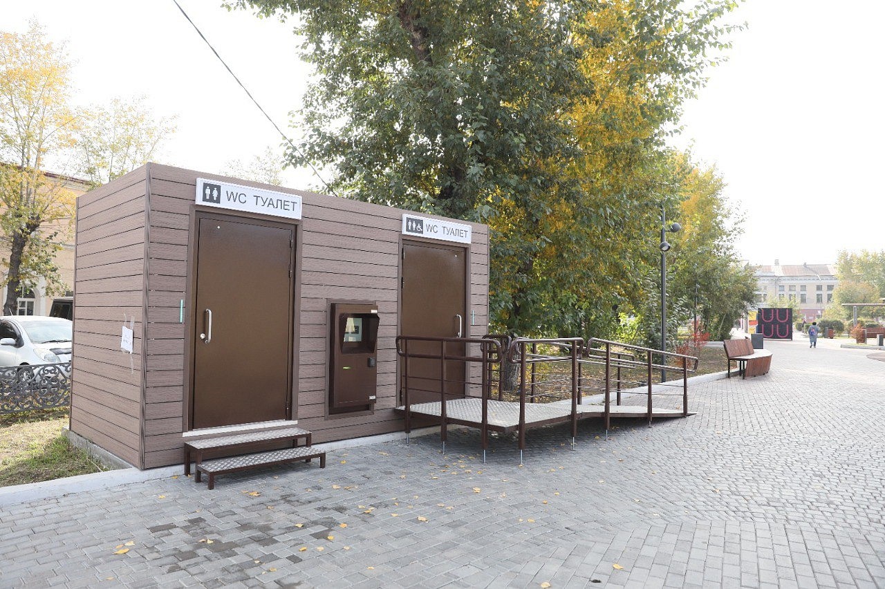 В Улан-Удэ заработали теплые туалеты возле Гостиных рядов В Улан-Удэ заработали теплые туалеты возле Гостиных рядов